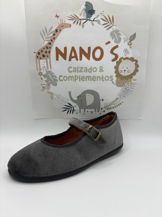 Mercedita terciopelo hebilla.