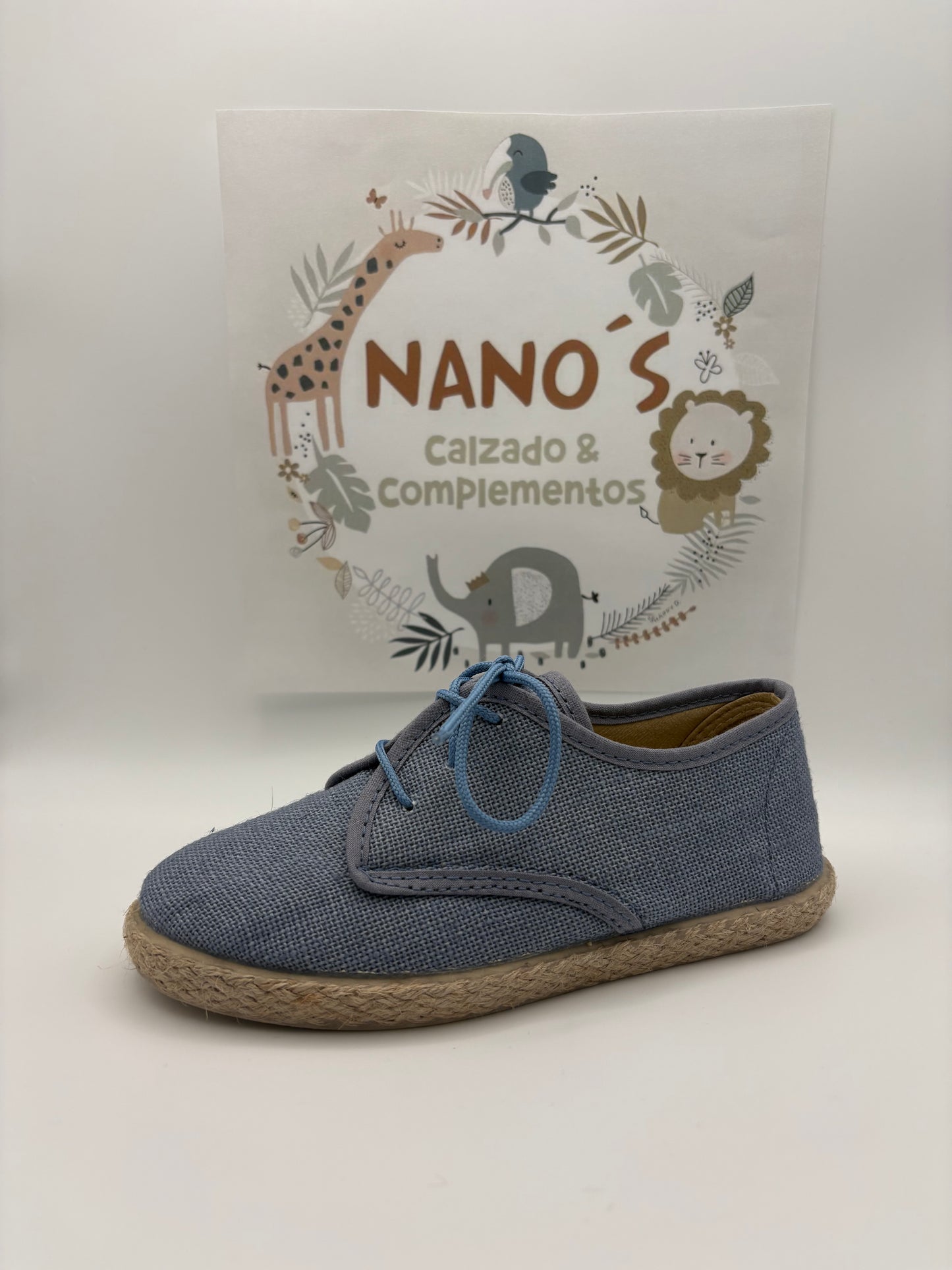 Zapato Blucher Lino