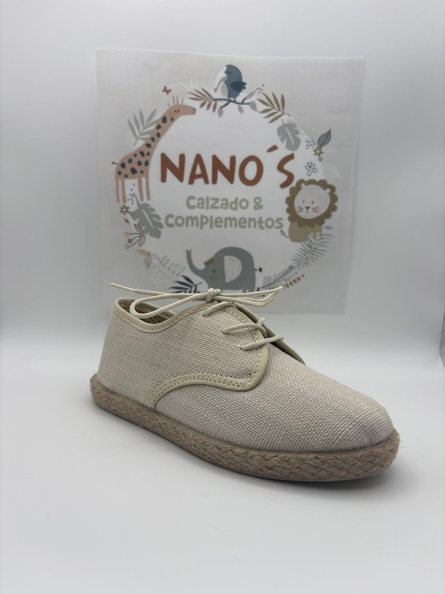 Zapato Blucher Lino