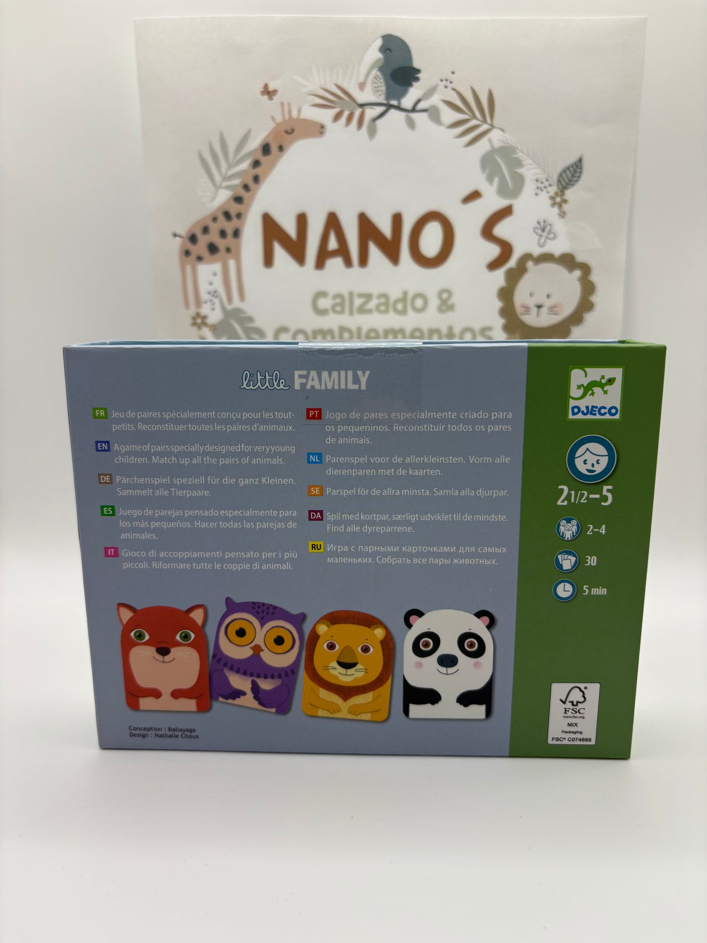 Juego Cartas Little Family.