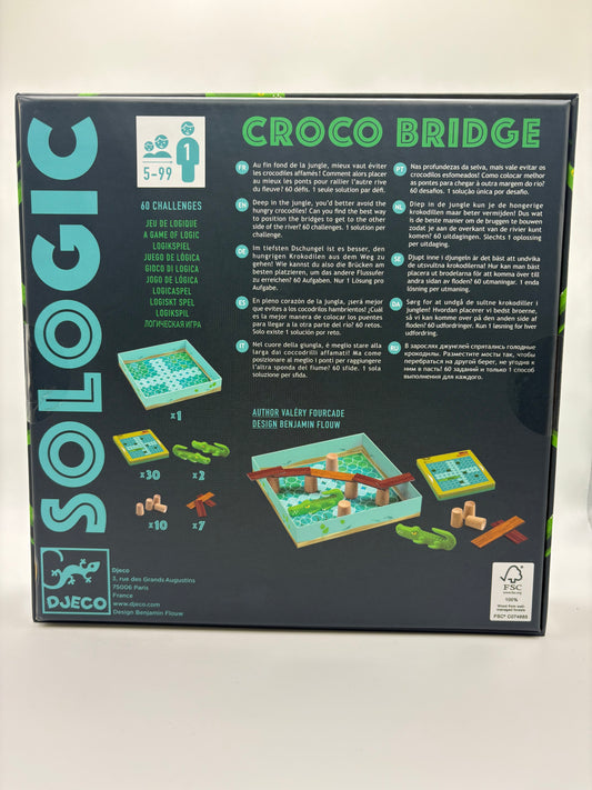 Juego Sologic Croco Bridge.