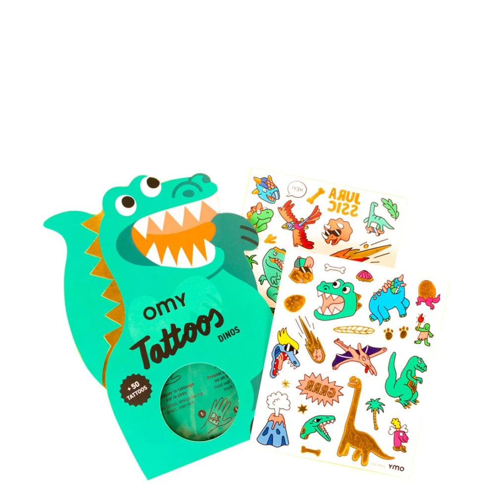 Tattoos Dinosaurios OMY.
