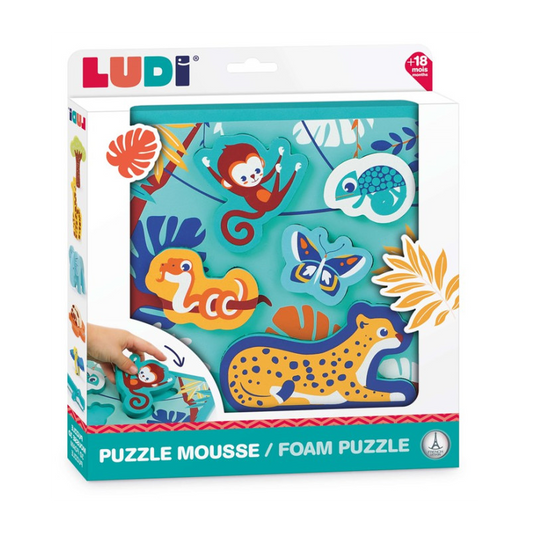 Puzzle espuma animales.