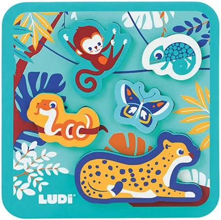 Puzzle espuma animales.