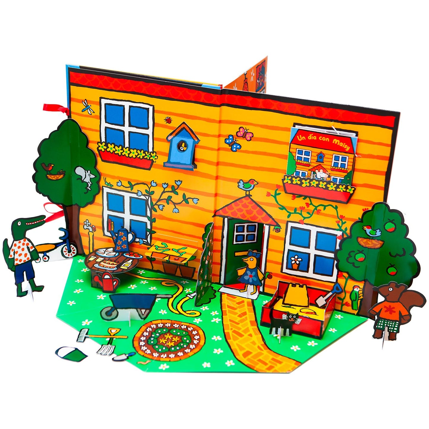 La casa y el jardín de Maisy.