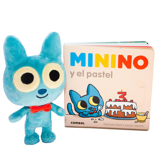 Pack minino y el pastel.