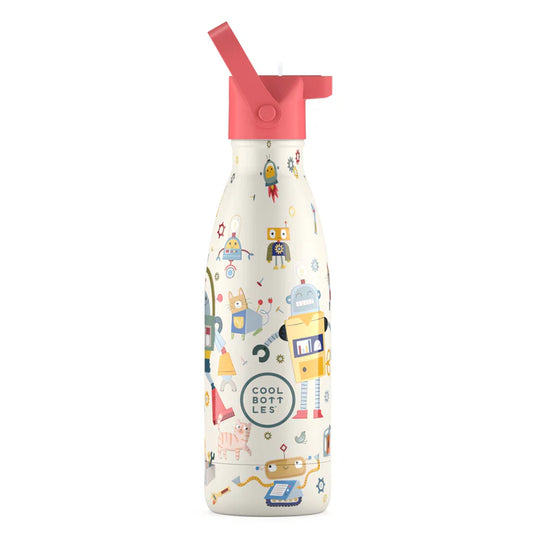 Botella infantil Messy Robots.