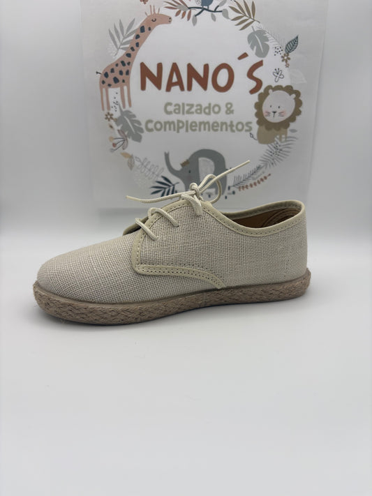 Zapato Blucher Lino