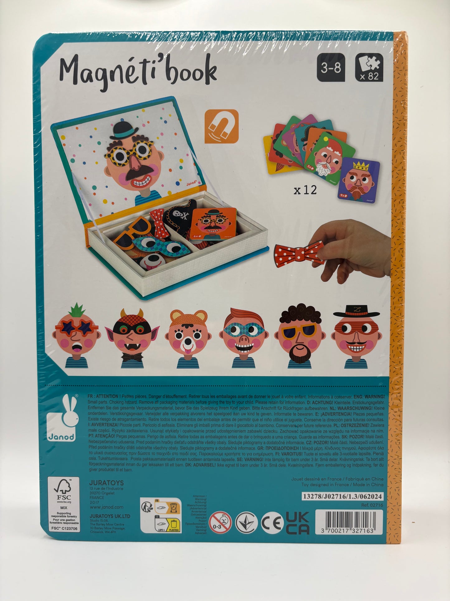 Puzzle Magnéticos Caras Locas Niños.
