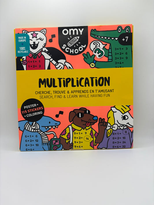 Póster Multiplicaciones.