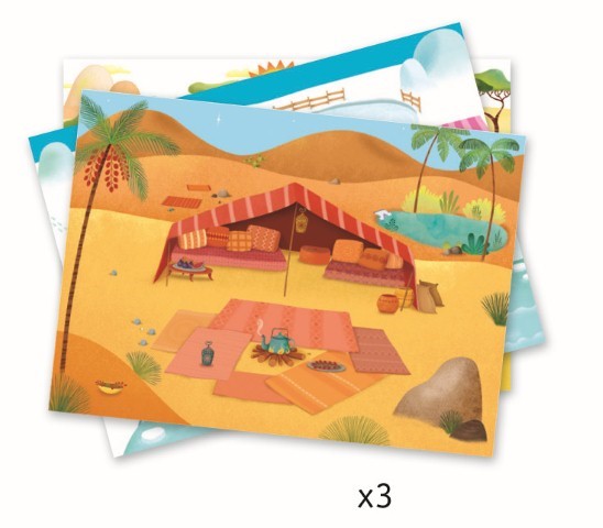 Kit calcomanía La fiesta ya está aquí.